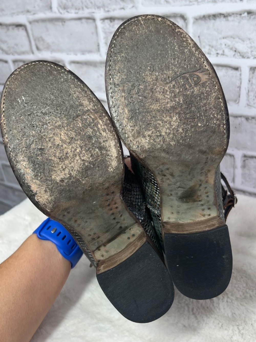 🚫🦅|•FREEBIRD BY STEVEN•| 'Randi' Pewter Snake Size 7-8 - Picture 10 of 14